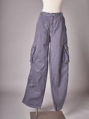1990s Gray Alien Workshop Jeans Baggy Cargo Pants